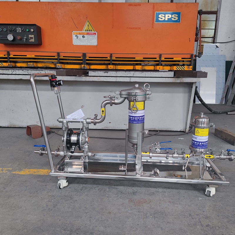 XTC-DSD10-XSX105 不銹鋼小推車(chē)過(guò)濾器